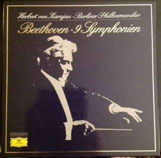 Ludwig van Beethoven / Herbert von Karajan, Berliner Philharmoniker : 9 Symphonien (8xLP, RE + Box)