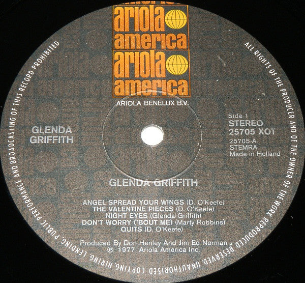 Glenda Griffith : Glenda Griffith (LP, Album)