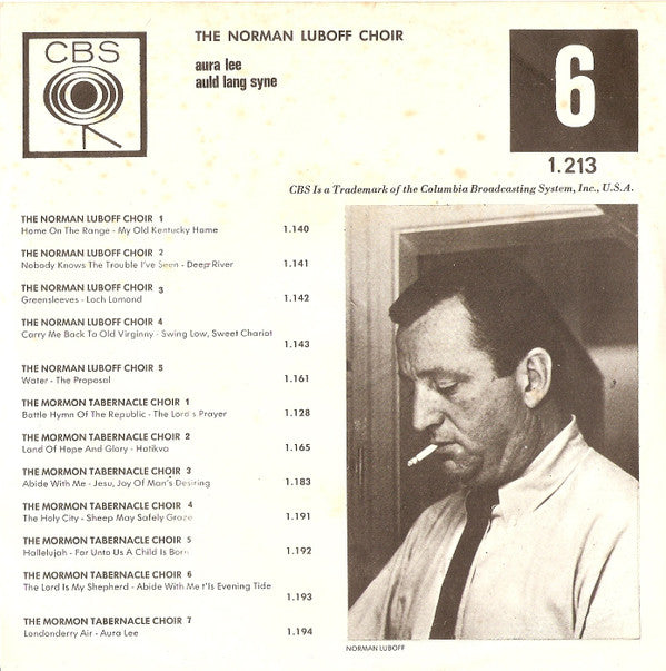 Norman Luboff Choir : Aura Lee (7", Single)