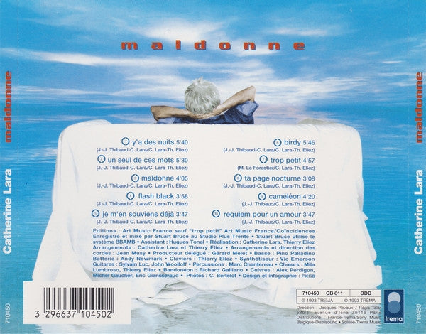 Catherine Lara : Maldonne (CD, Album)
