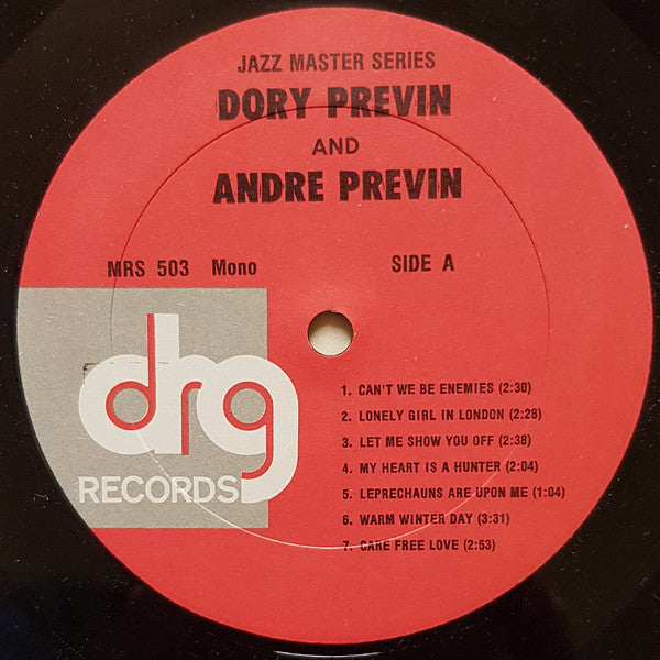 Dory Previn, André Previn : Dory Previn Andre Previn (LP, Album, Mono, RE)
