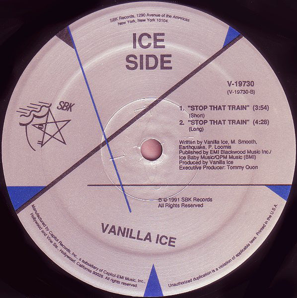 Vanilla Ice : I Love You (12")