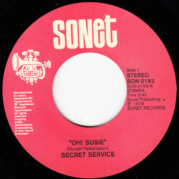 Secret Service : Oh Susie (7", Single)