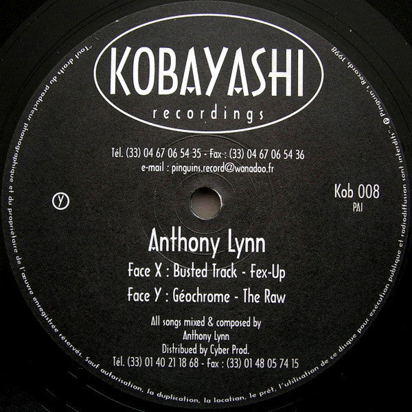 Anthony Lynn : Busted Track (12")