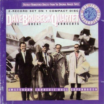 The Dave Brubeck Quartet : The Great Concerts (CD, Comp, RM)