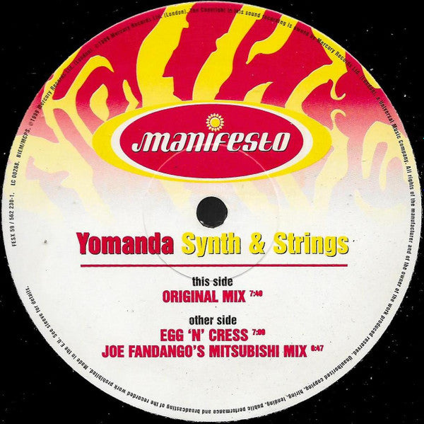 Yomanda : Synth & Strings (12", Single)