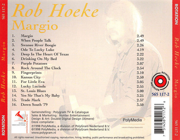 Rob Hoeke : Margio (CD, Comp)