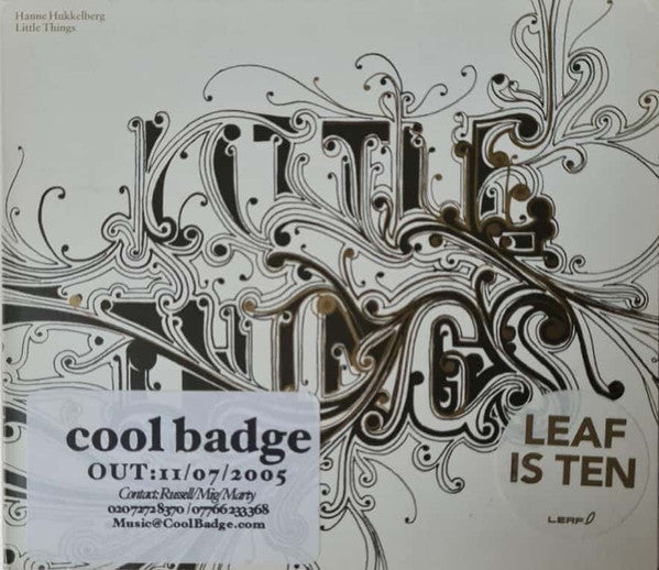 Hanne Hukkelberg : Little Things (CD, Album)