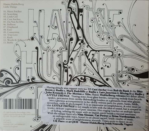 Hanne Hukkelberg : Little Things (CD, Album)
