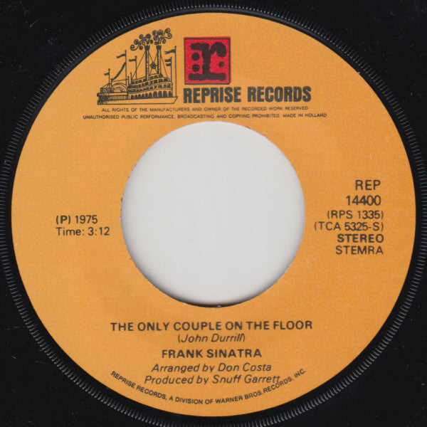 Frank Sinatra : I Believe I'm Gonna Love You  (7", Single)