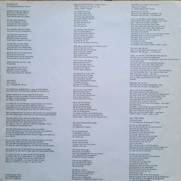 Marjol Flore : .....Doch Ich Leb' (LP, Album)