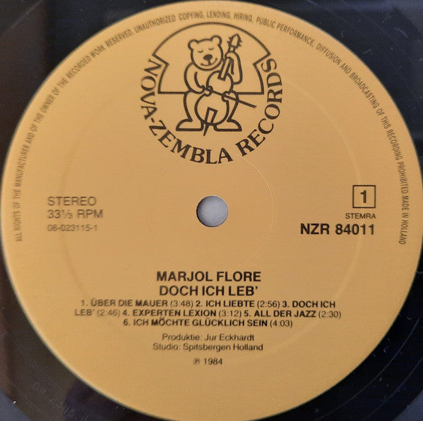 Marjol Flore : .....Doch Ich Leb' (LP, Album)