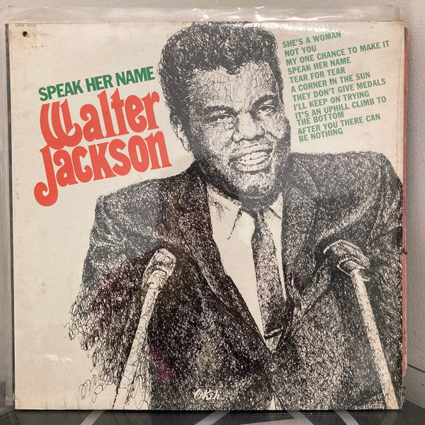 Walter Jackson : Speak Her Name (LP, Album, Mon)