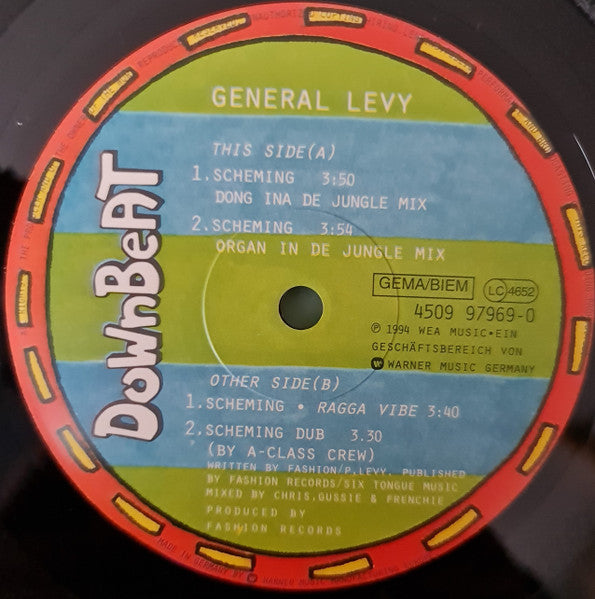General Levy : Scheming (12")