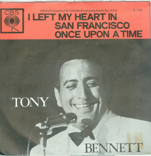 Tony Bennett : I Left My Heart In San Francisco (7", Single)