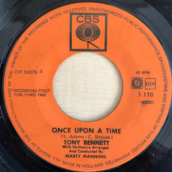 Tony Bennett : I Left My Heart In San Francisco (7", Single)