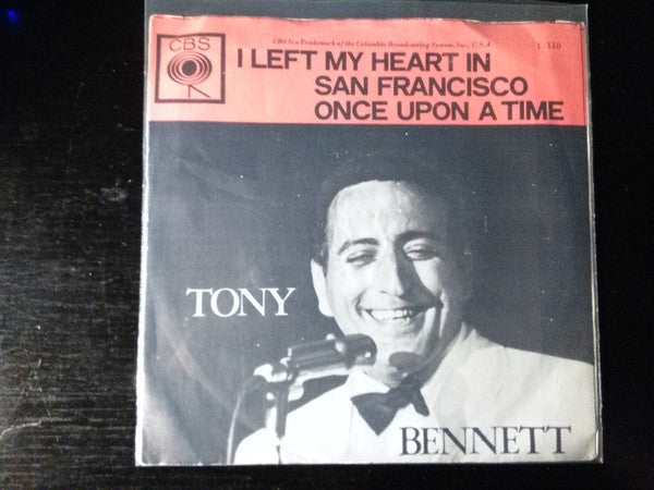 Tony Bennett : I Left My Heart In San Francisco (7", Single)