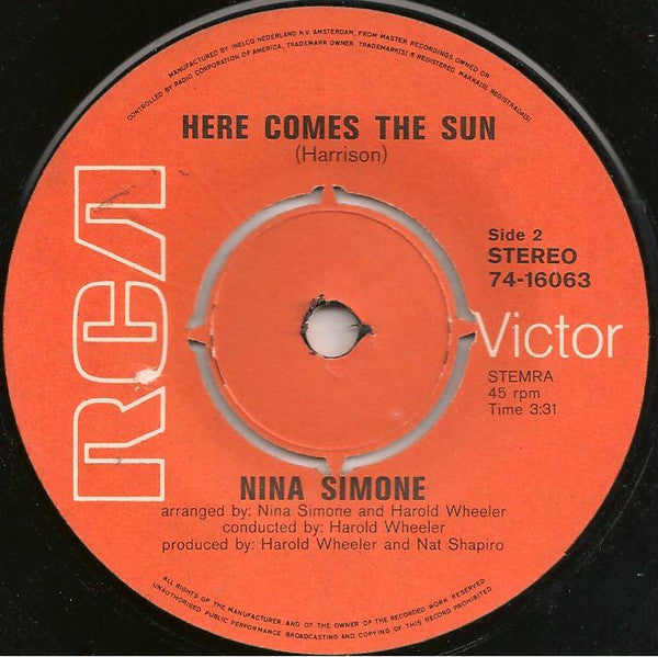 Nina Simone : My Way (7", Single)