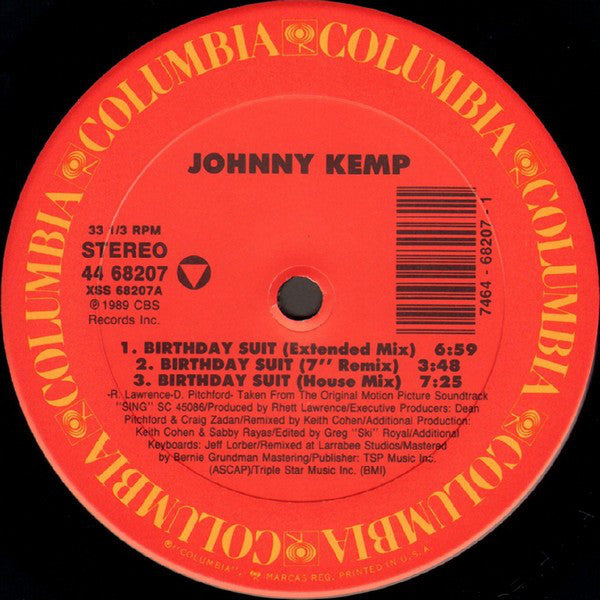 Johnny Kemp : Birthday Suit (12")
