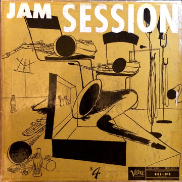 Various : Norman Granz' Jam Session #4 (LP, Album, Mono, RE)