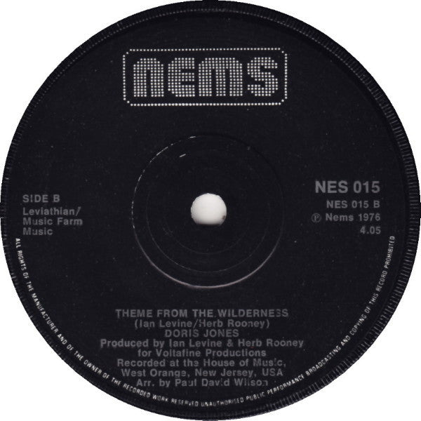 Doris Jones :  Stranded In The Wilderness (7", Single)