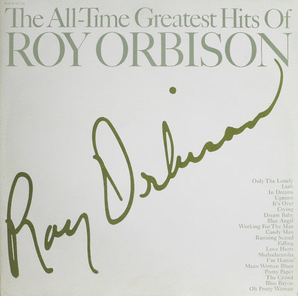 Roy Orbison : The All-Time Greatest Hits Of (2xLP, Comp, RP, Gat)