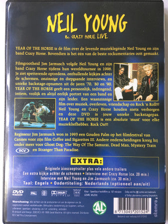 Neil Young & Crazy Horse : Year Of The Horse (A Tale Of 4 Guys Who Like To Rock) (DVD-V, RE, PAL)