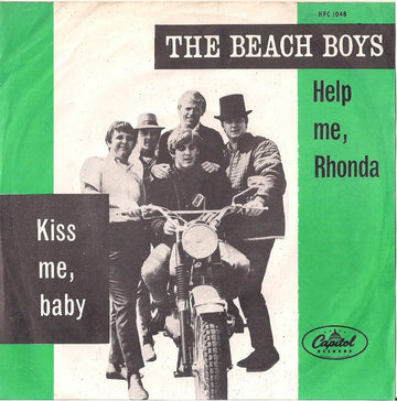 The Beach Boys : Help Me, Rhonda / Kiss Me, Baby (7", Single)