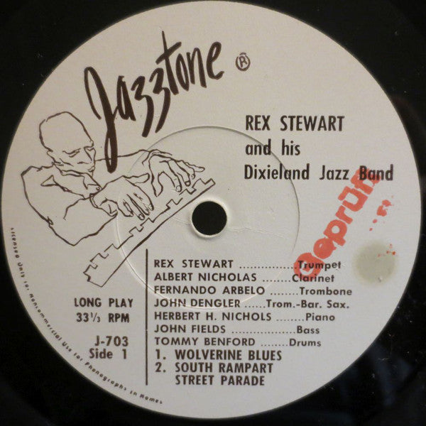 Rex Stewart : Rex Stewart And His Dixieland Jazz Band (7", EP)