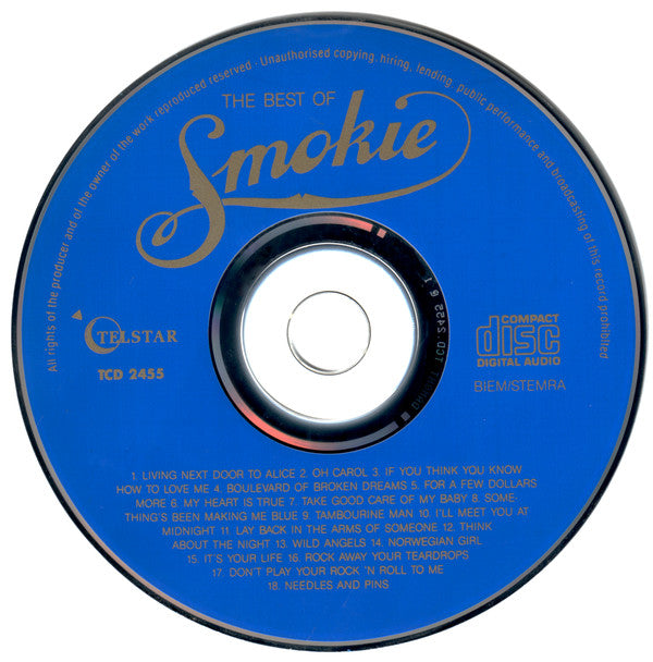 Smokie : The Best Of Smokie (CD, Comp)
