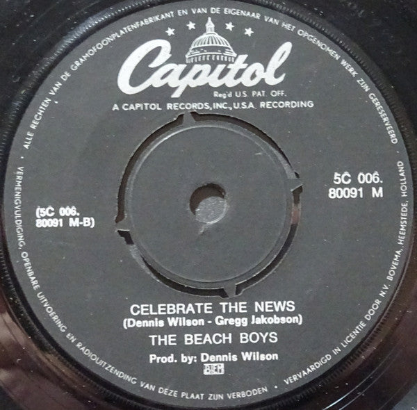 The Beach Boys : Break Away (7", Single)