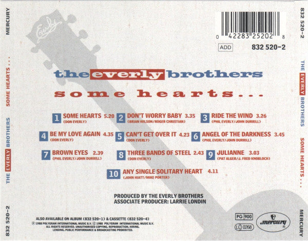 Everly Brothers : Some Hearts... (CD, Album)