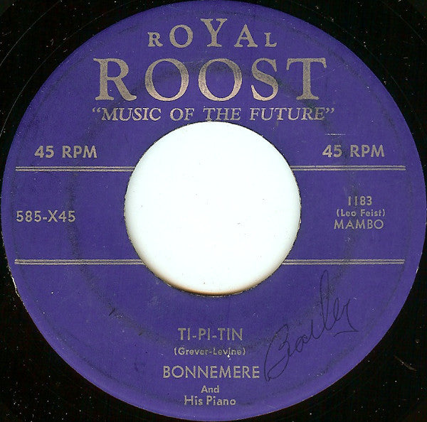 Eddie Bonnemere : Ti-Pi-Tin / Five O'Clock Whistle (7")