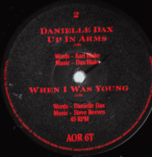 Danielle Dax : Where The Flies Are (12", Single)