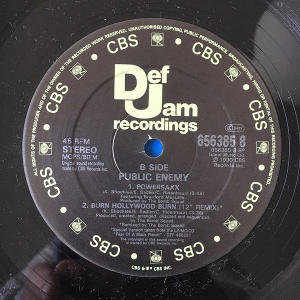 Public Enemy : Can't Do Nuttin' For Ya Man (12", Single, Ltd)