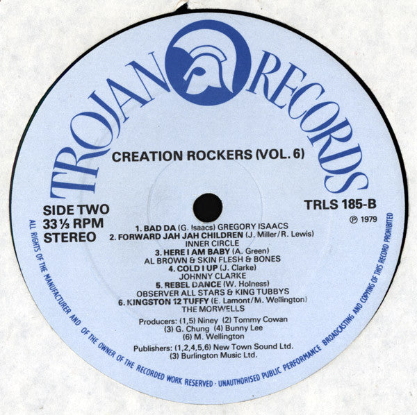 Various : Creation Rockers Volume 6 (LP, Comp, Blu)