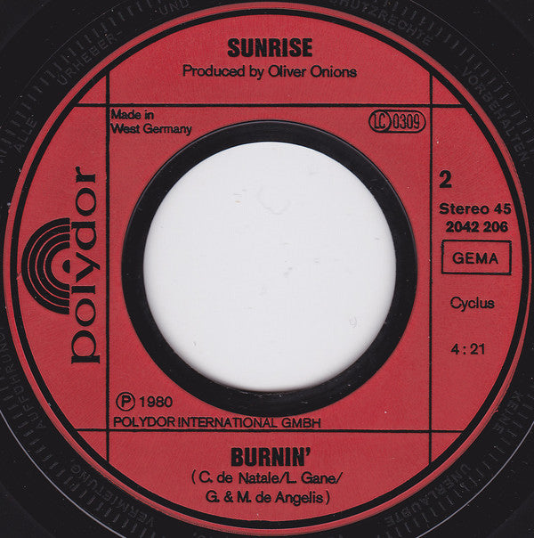 Sunrise (12) : Sphinx (7", Single)