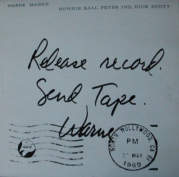 Warne Marsh : Release Record. Send Tape. (LP, Album)