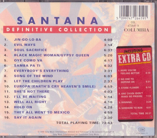 Santana : Definitive Collection Incl. Extra CD (2xCD, Comp)