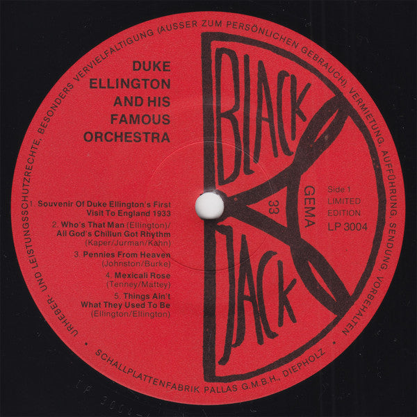 Duke Ellington : Duke Ellington And His Famous Orchestra (LP, Comp, Ltd)