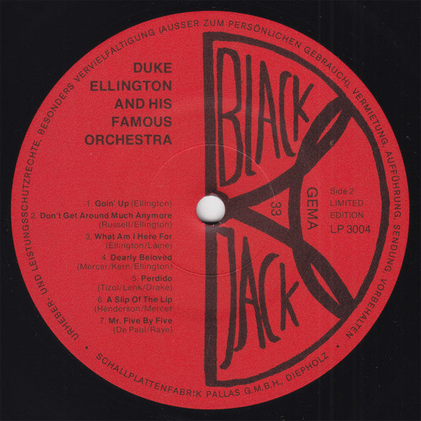 Duke Ellington : Duke Ellington And His Famous Orchestra (LP, Comp, Ltd)