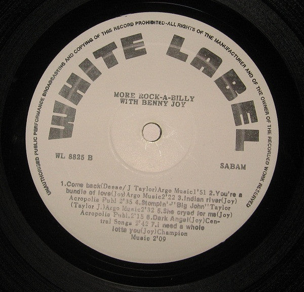 Benny Joy : More Rock-A-Billy With Benny Joy (LP, Comp)