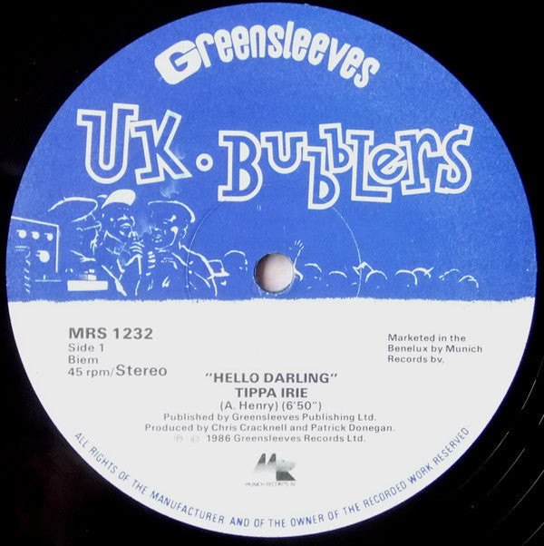 Tippa Irie : Hello Darling (12", Maxi)