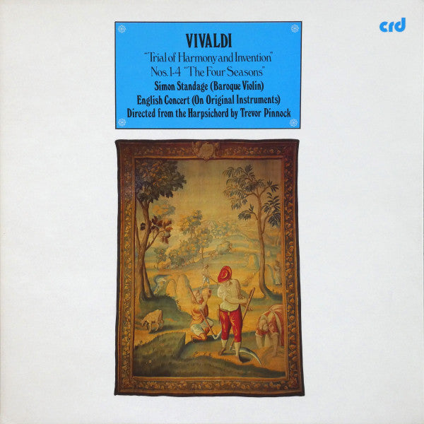 Antonio Vivaldi - Simon Standage, The English Concert, Trevor Pinnock : Trial Of Harmony And Invention Nos. 1-4 (The Four Seasons) (LP)