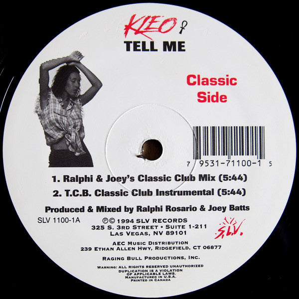 Kleo : Tell  Me (12")