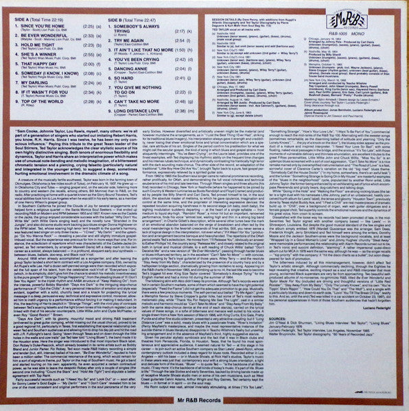 Ted Taylor : Somebody's Always Trying (LP, Comp, Mono)