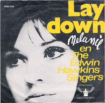 Melanie (2) With Edwin Hawkins Singers : Lay Down (Candles In The Rain) (7", Single, Mono)