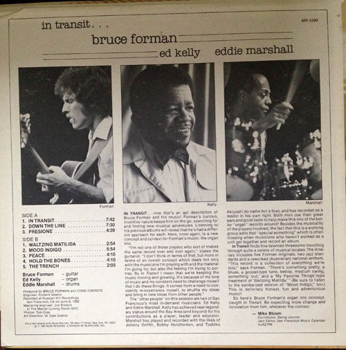 Bruce Forman : In Transit (LP, Album)