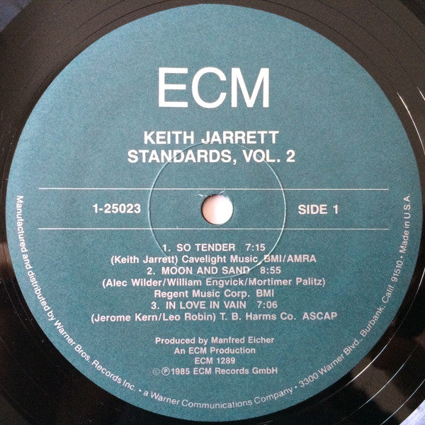 Keith Jarrett, Gary Peacock, Jack DeJohnette : Standards, Vol. 2 (LP, Album)
