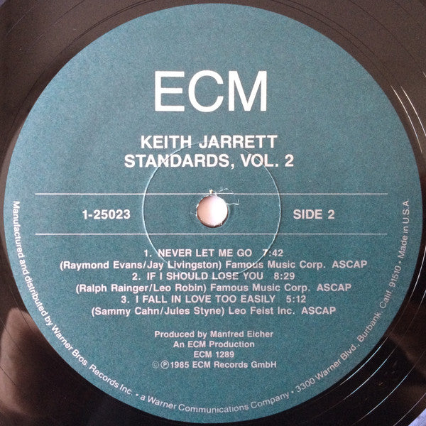 Keith Jarrett, Gary Peacock, Jack DeJohnette : Standards, Vol. 2 (LP, Album)